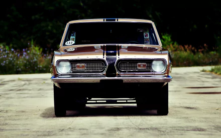 muscle car brown car car Plymouth vehicle Plymouth Barracuda HD Desktop Wallpaper | Background Image