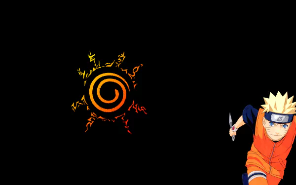 orange (Color) Eight Trigrams Sealing Style Naruto Uzumaki Anime Naruto Orange Anime HD Desktop Wallpaper | Background Image