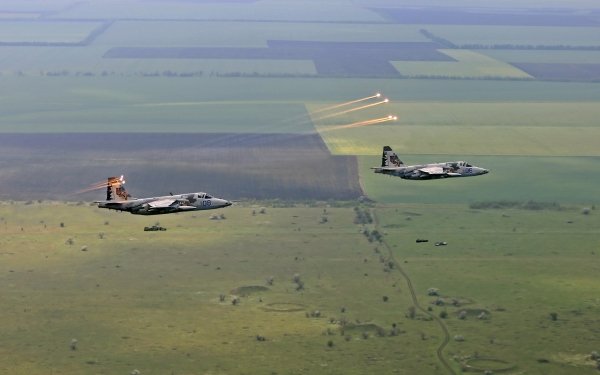 Military Sukhoi Su-25 Ukrainian Air Force HD Wallpaper | Background Image