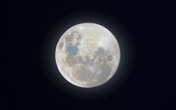 Earth Moon Super Snow Moon Stars HD Wallpaper | Background Image