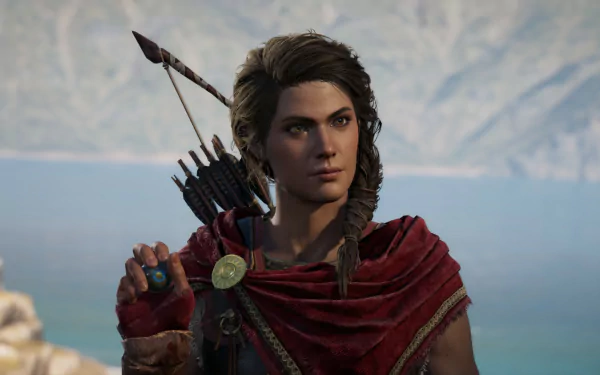 Kassandra (Assassin's Creed) video game Assassin's Creed Odyssey HD Desktop Wallpaper | Background Image