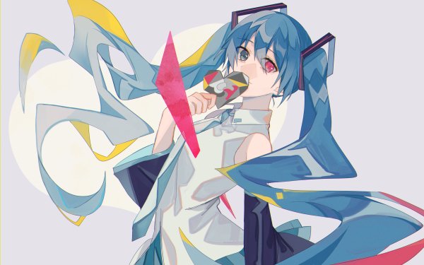 Anime Vocaloid Hatsune Miku Heterochromia HD Wallpaper | Background Image
