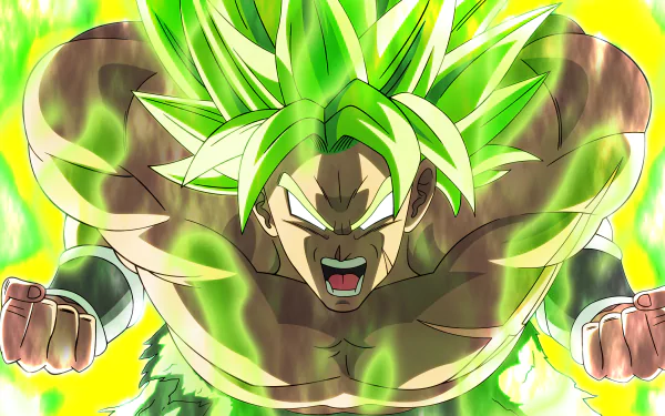 Super Saiyan Green Broly (Dragon Ball) Anime Dragon Ball Super: Broly HD Desktop Wallpaper | Background Image