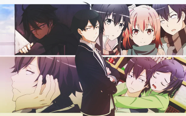 Yui Yuigahama Yukino Yukinoshita Komachi Hikigaya Hachiman Hikigaya Anime My Teen Romantic Comedy SNAFU HD Desktop Wallpaper | Background Image