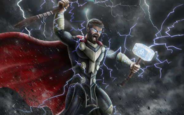 Comic Thor HD Desktop Wallpaper | Background Image