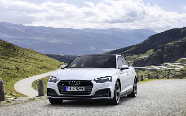 white car car Audi vehicle Audi A5 HD Desktop Wallpaper | Background Image