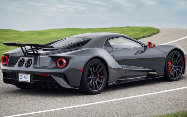 coupé black car supercar vehicle Ford GT HD Desktop Wallpaper | Background Image
