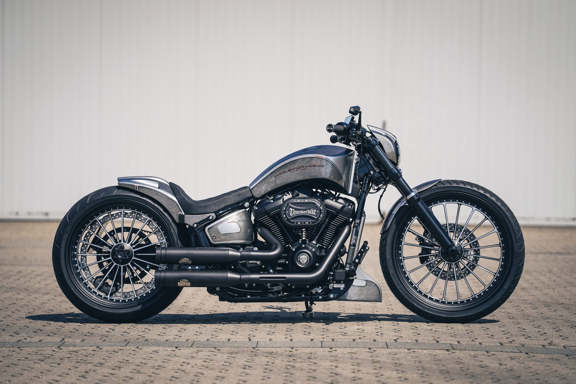 Iron Man customized Thunderbike Harley-Davidson Breakout by Ben Ott