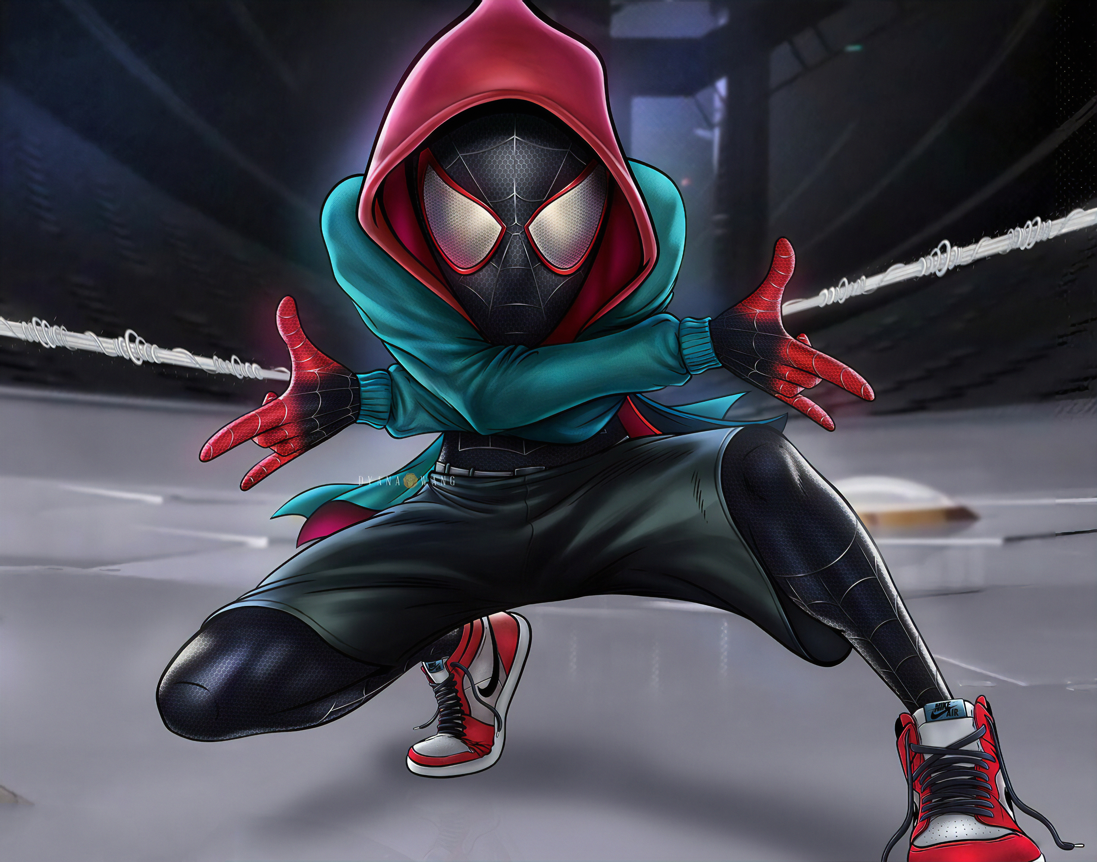 spider man into the spider verse android wallpaper