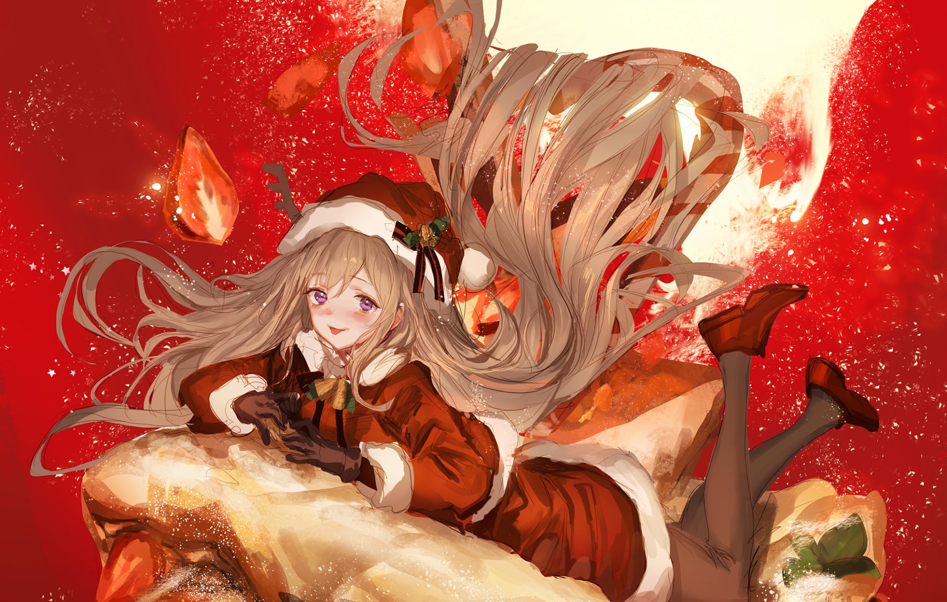 Download Anime Christmas Anime Christmas HD Wallpaper by _LM7_