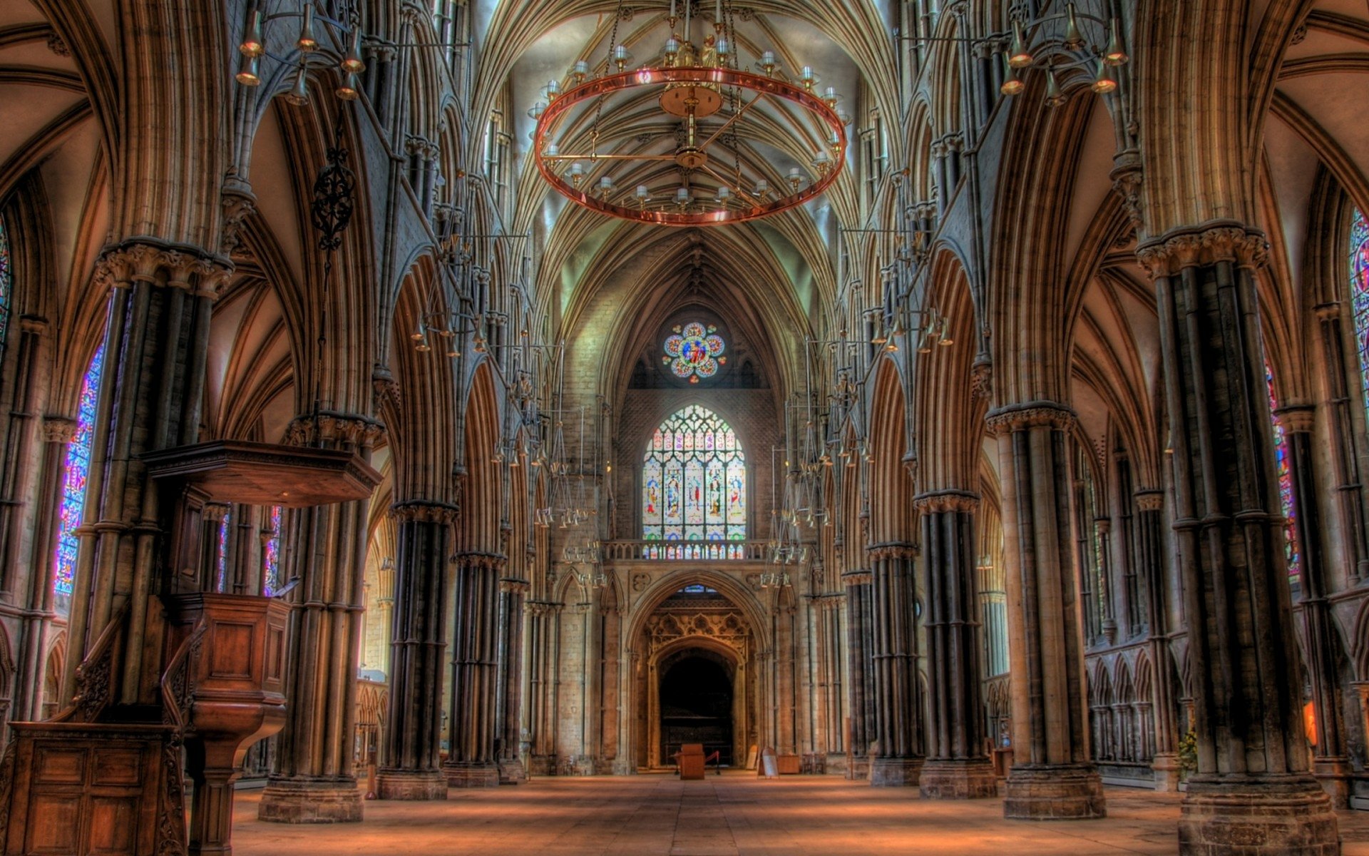 Download HDR Lincoln Cathedral United Kingdom Religious Cathedral HD ...