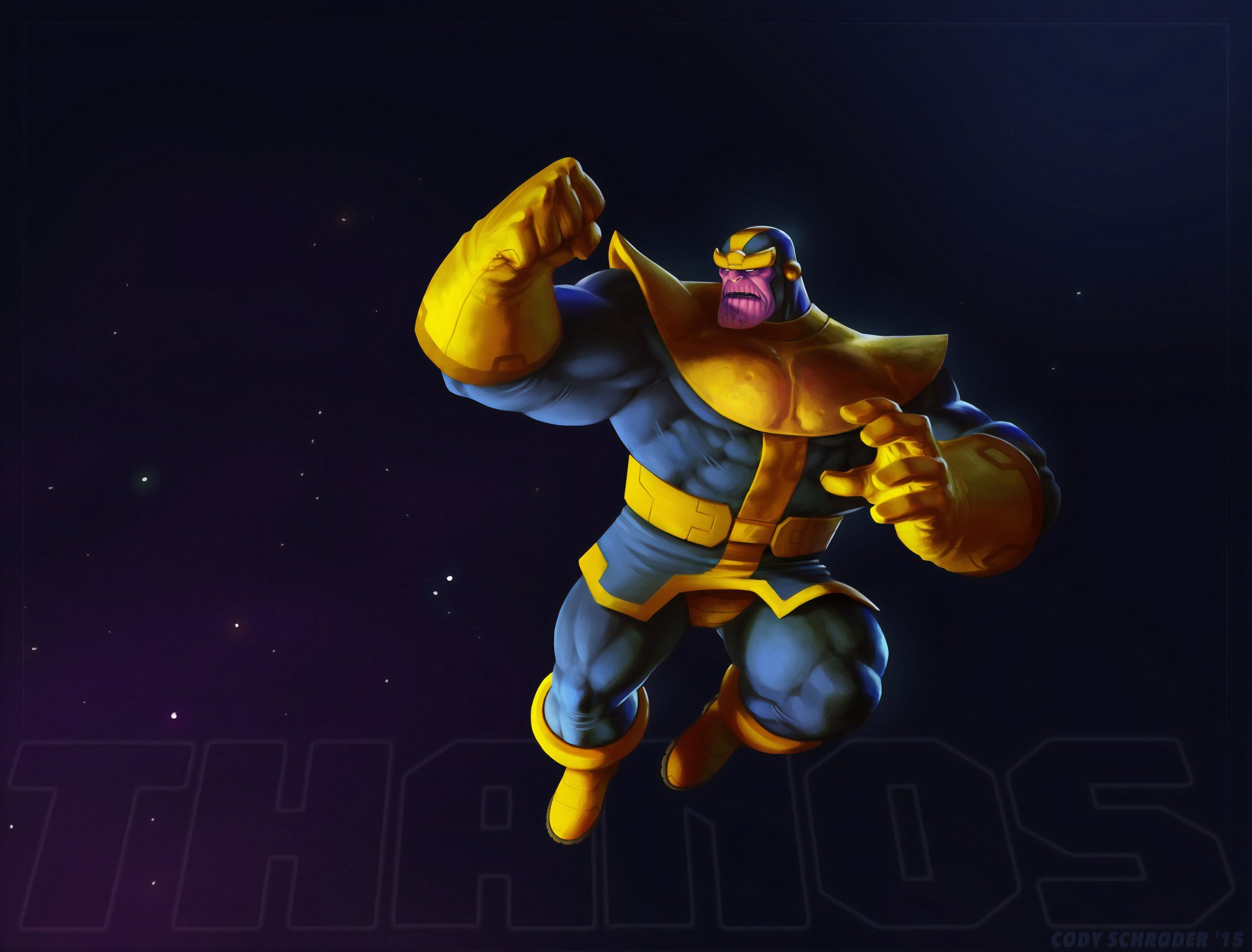 Download Comic Thanos 4k Ultra HD Wallpaper by Cody Schroder