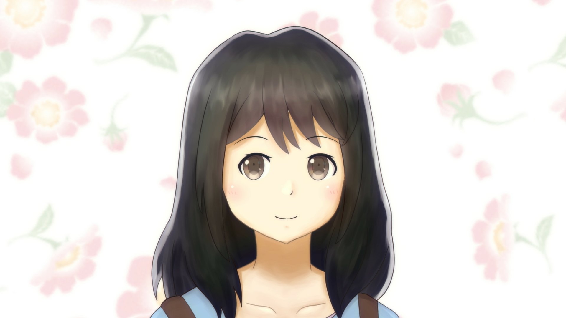 Download Akane Mizuno Anime Tsuki Ga Kirei HD Wallpaper
