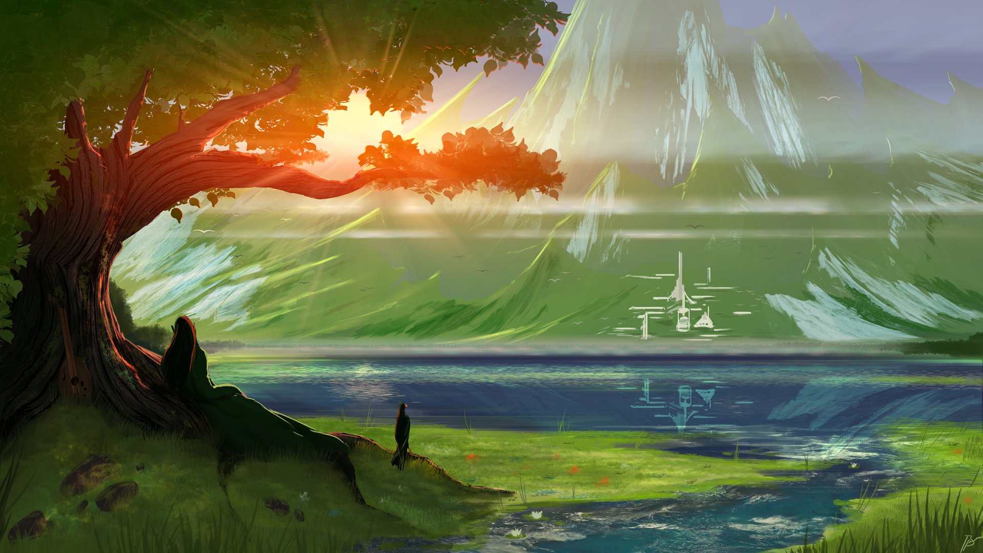 Download Nature Fantasy Landscape Fantasy Landscape HD Wallpaper by ...