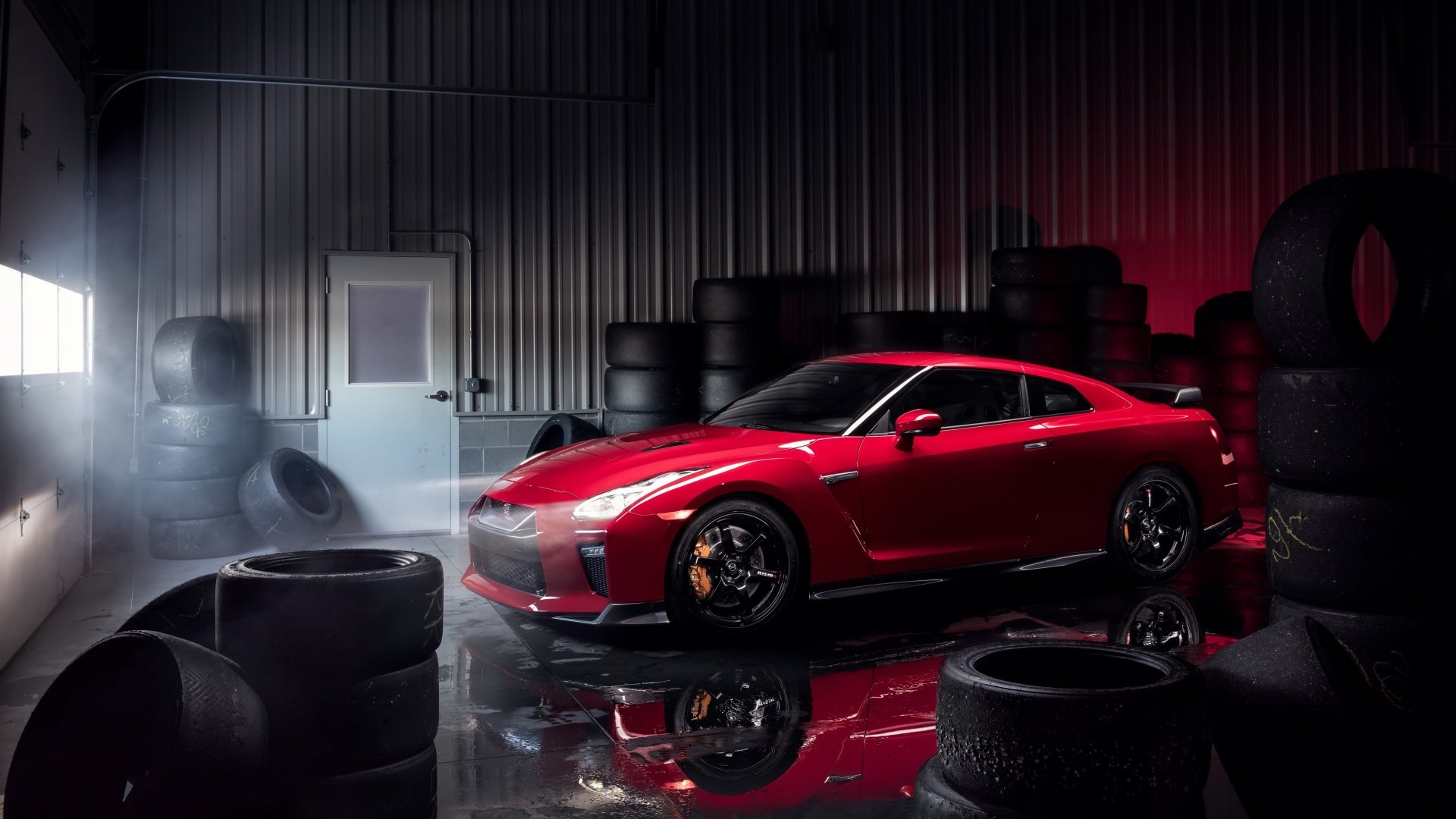 Crimson Nissan GT-R — 4K Ultra HD Supercar Wallpaper | 4096x2304 ...