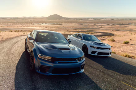 white car muscle car car Dodge Dodge Charger Dodge Charger SRT Hellcat vehicle Dodge Charger SRT HD Desktop Wallpaper | Background Image