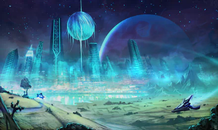 skyscraper building Sci Fi city sci fi city HD Desktop Wallpaper | Background Image