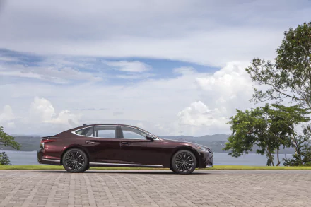 brown car car Lexus Lexus LS vehicle Lexus LS 500 HD Desktop Wallpaper | Background Image