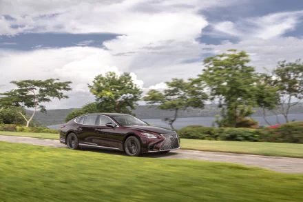 brown car car Lexus Lexus LS vehicle Lexus LS 500 HD Desktop Wallpaper | Background Image