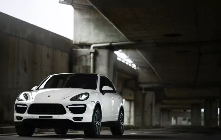 white car SUV car Porsche vehicle Porsche Cayenne HD Desktop Wallpaper | Background Image