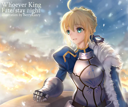 Saber (Fate Series) Artoria Pendragon Anime Fate/Stay Night HD Desktop Wallpaper | Background Image