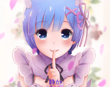 Rem (Re:ZERO) Anime Re:Zero - Starting Life in Another World HD Desktop Wallpaper | Background Image