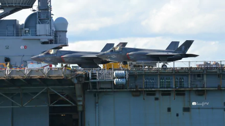  USS Wasp (LHD-1), Wasp-class Amphibious Assault Ship at Garden Island Sydney Australia