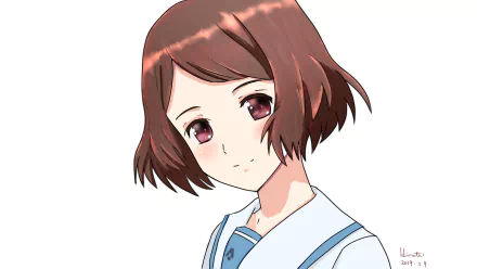 Misora Haruki Anime Sakurada Reset HD Desktop Wallpaper | Background Image