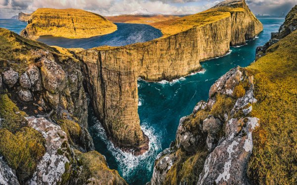 Earth Landscape Mountain River HD Wallpaper | Background Image
