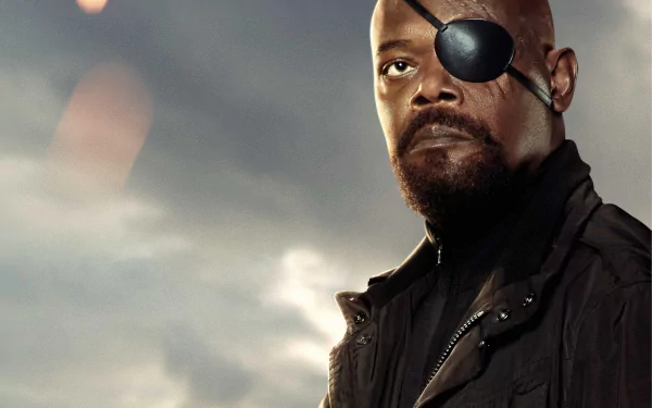 eye patch Nick Fury Samuel L. Jackson movie Spider-Man: Far From Home HD Desktop Wallpaper | Background Image