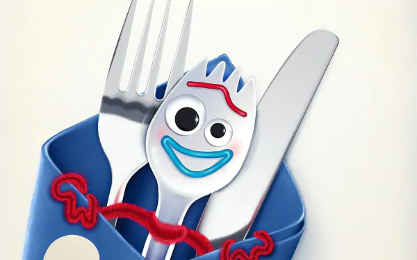 Forky (Toy Story) movie Toy Story 4 HD Desktop Wallpaper | Background Image