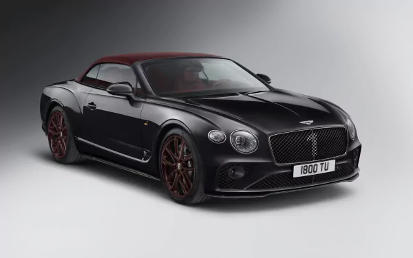 convertible black car car Bentley Bentley Continental Bentley Continental GT Convertible vehicle Bentley Continental GT HD Desktop Wallpaper | Background Image