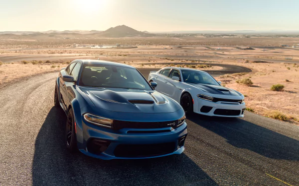 white car muscle car car Dodge Dodge Charger Dodge Charger SRT Hellcat vehicle Dodge Charger SRT HD Desktop Wallpaper | Background Image