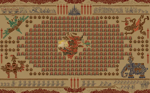 4K Ultra HD desktop wallpaper featuring pixel art from The Legend of Zelda: Breath of the Wild, showcasing intricate designs and iconic game elements in a vintage style.