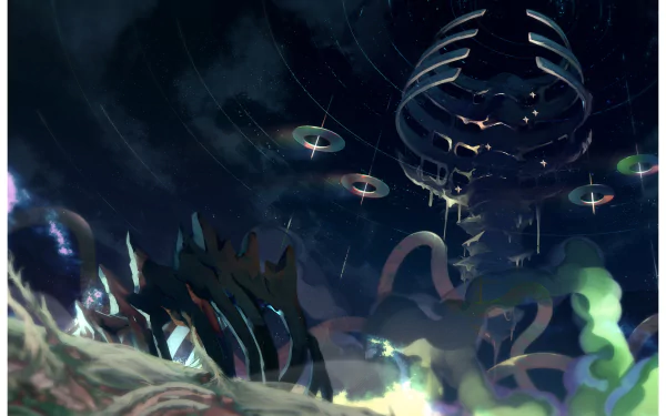 night Anime Original anime night bones HD Desktop Wallpaper | Background Image