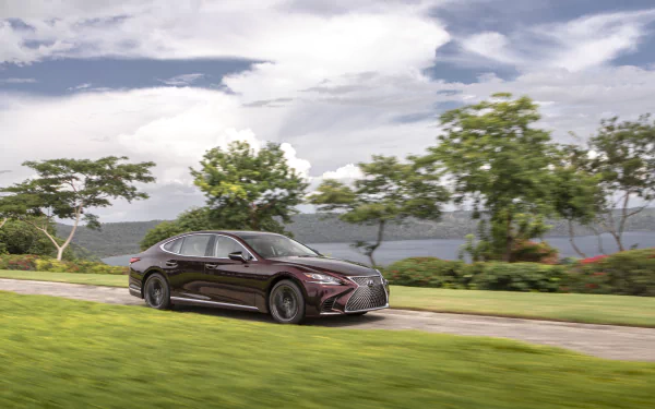 brown car car Lexus Lexus LS vehicle Lexus LS 500 HD Desktop Wallpaper | Background Image