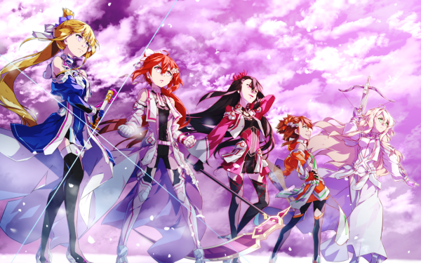 Anime Yuki Yuna is a Hero Nogi Wakaba Doi Tamako Iyojima Anzu Koori Chikage Takashima Yuna HD Wallpaper | Background Image
