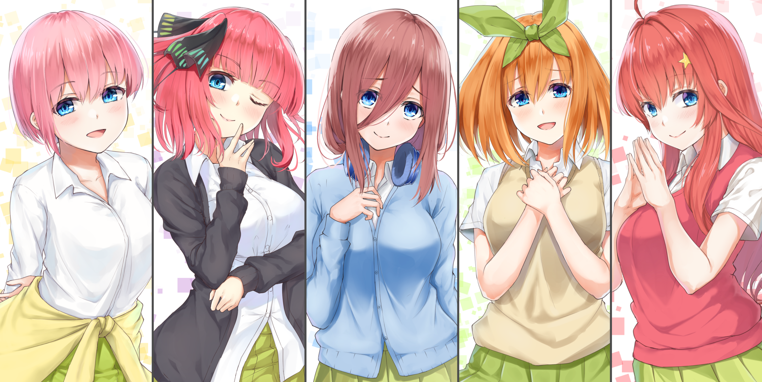 5Toubun no Hanayome 21:9 Ultrawide Wallpaper by gulitiasinjurai on