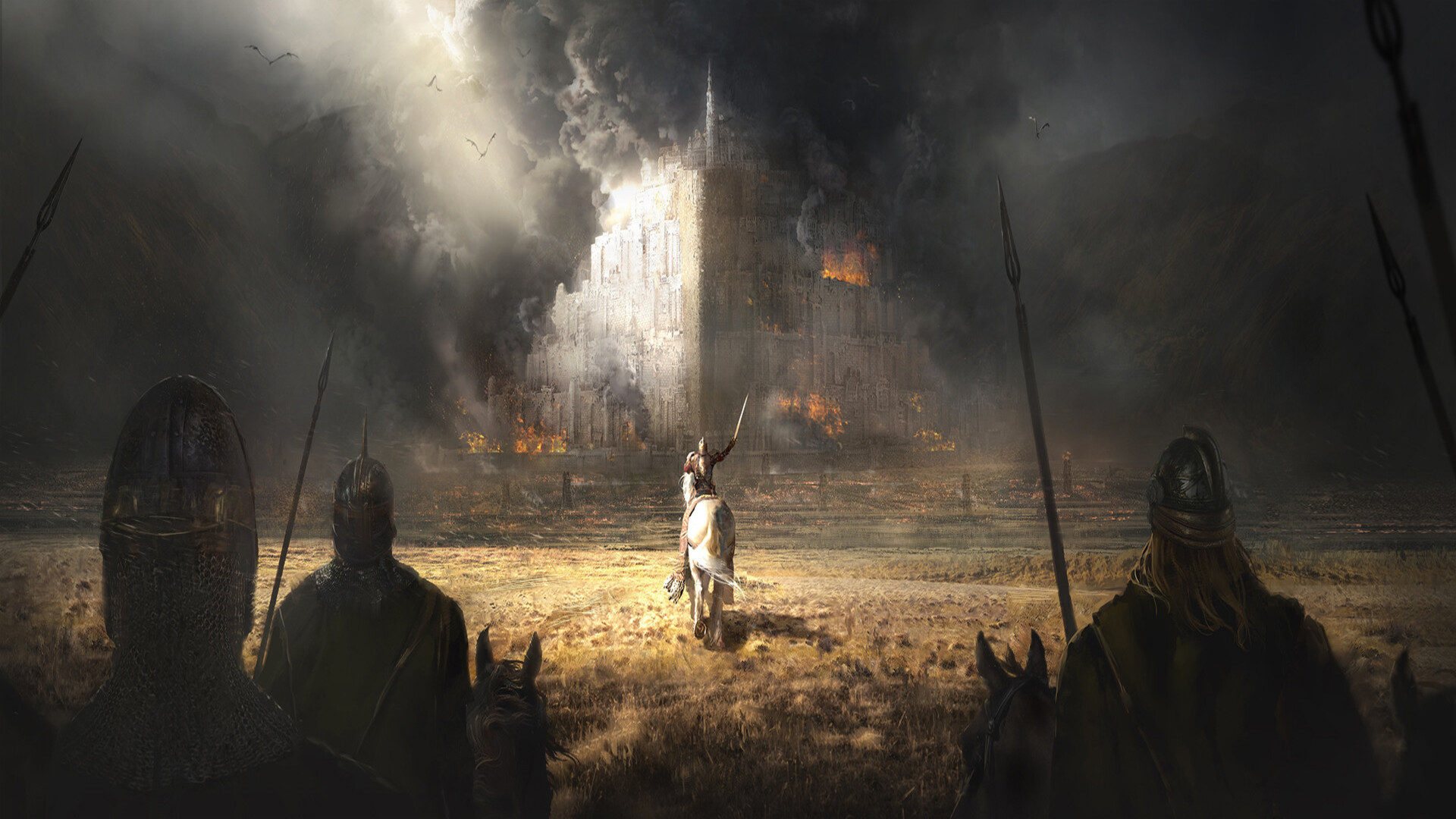 minas #tirith #lord #of #the #ring #art #4K #wallpaper