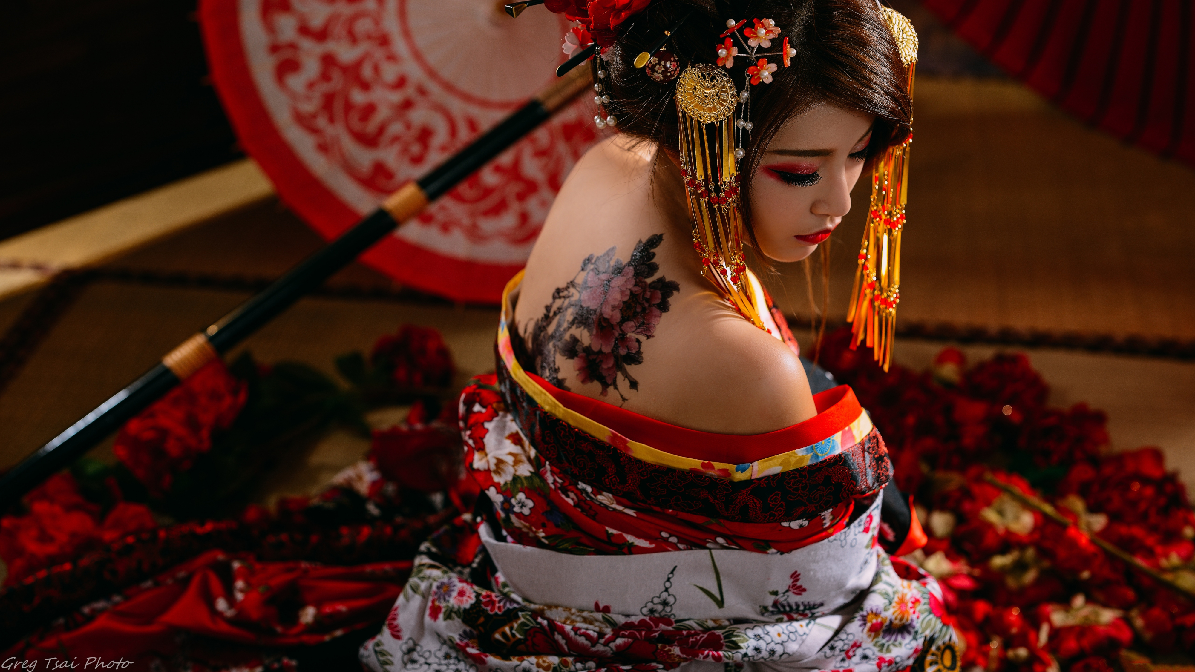 Women Geisha HD Wallpaper | Background Image