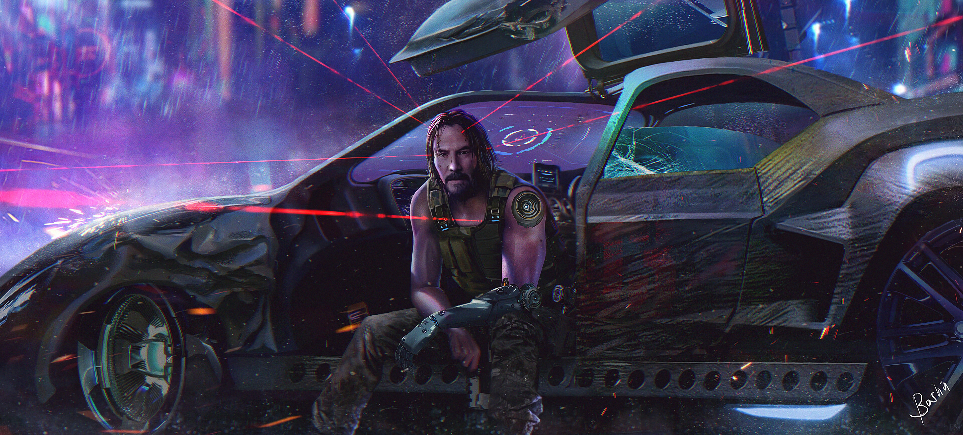 Обои hd cyberpunk 2077