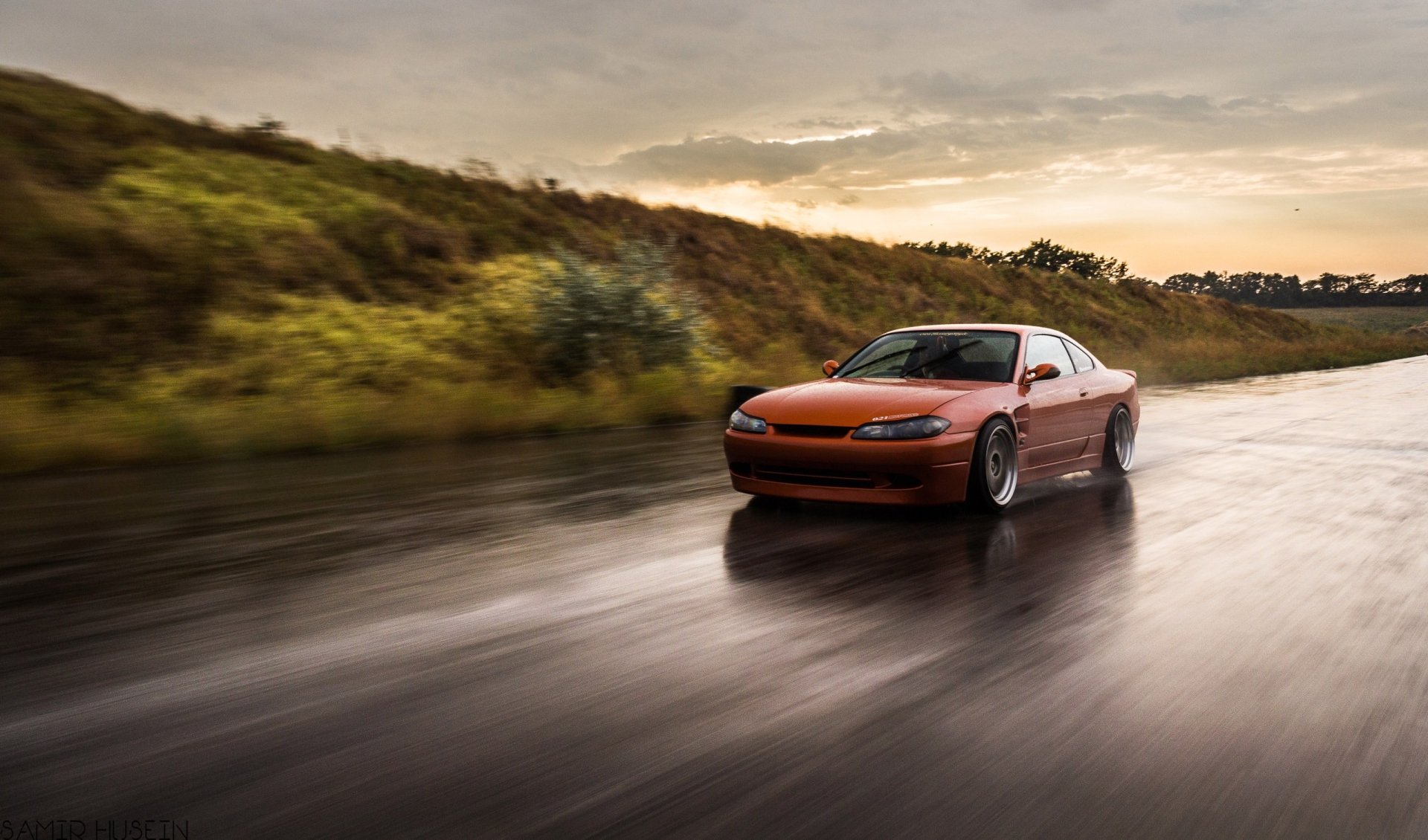 Download Orange Car Nissan Nissan Silvia Car Vehicle Nissan Silvia S15 HD Wallpaper