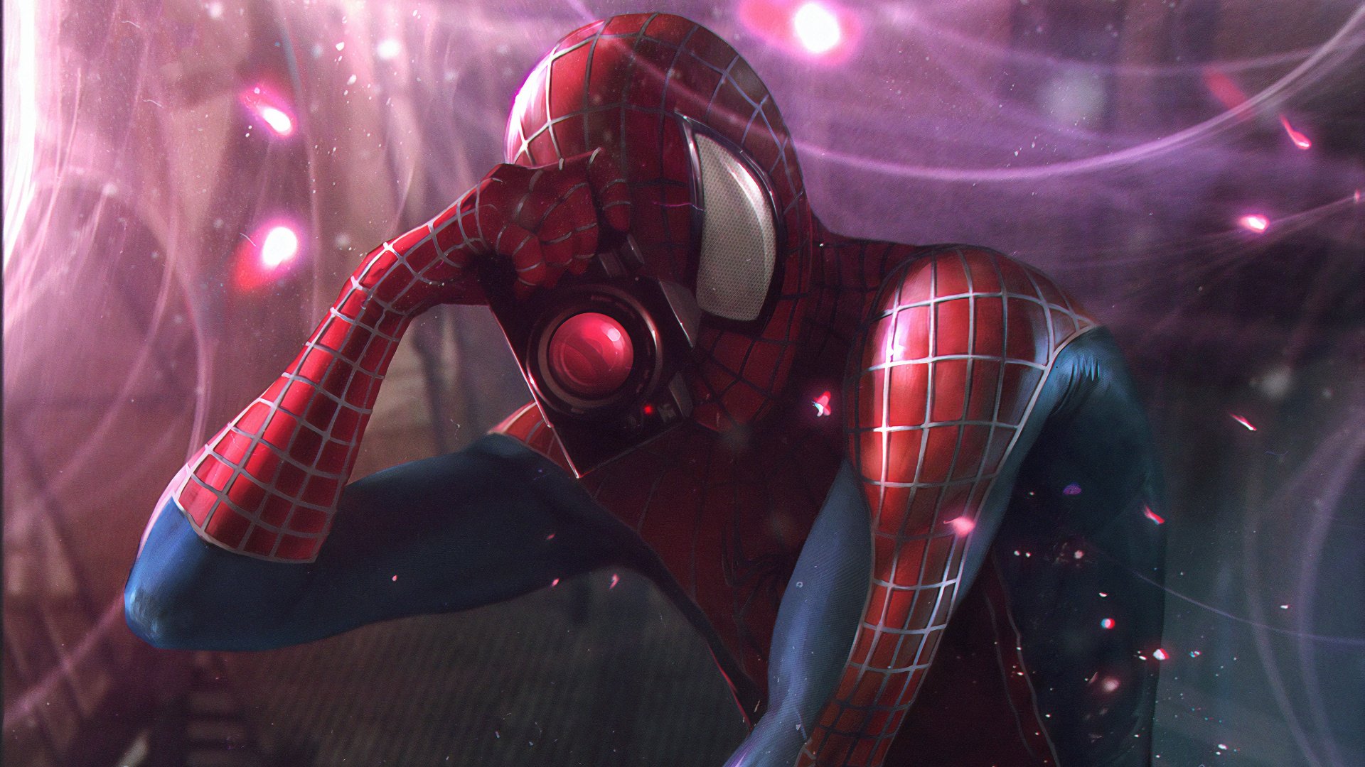 Download Camera Comic Spider Man 4k Ultra HD Wallpaper