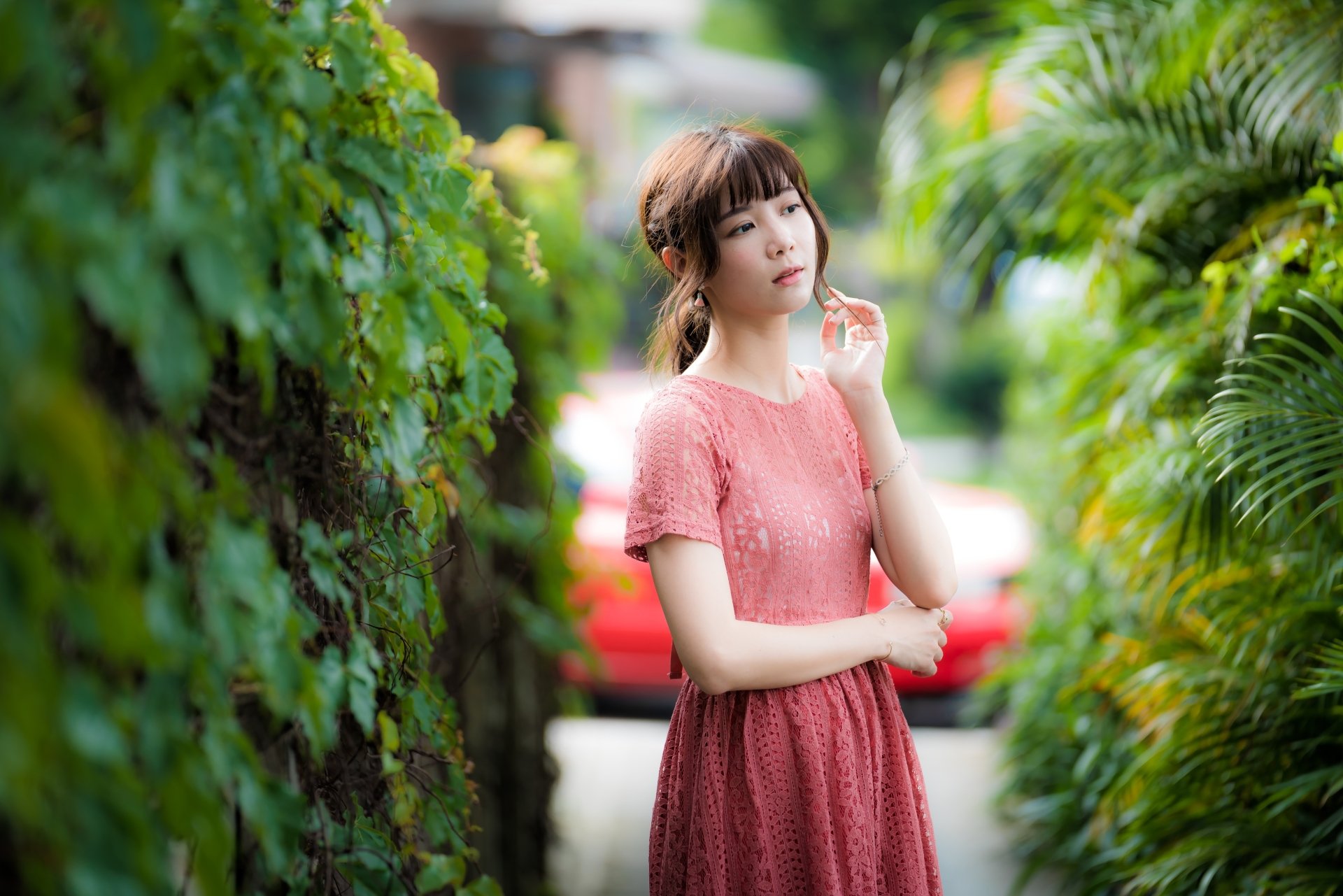 Download Dress Brunette Depth Of Field Model Woman Asian 4k Ultra HD ...