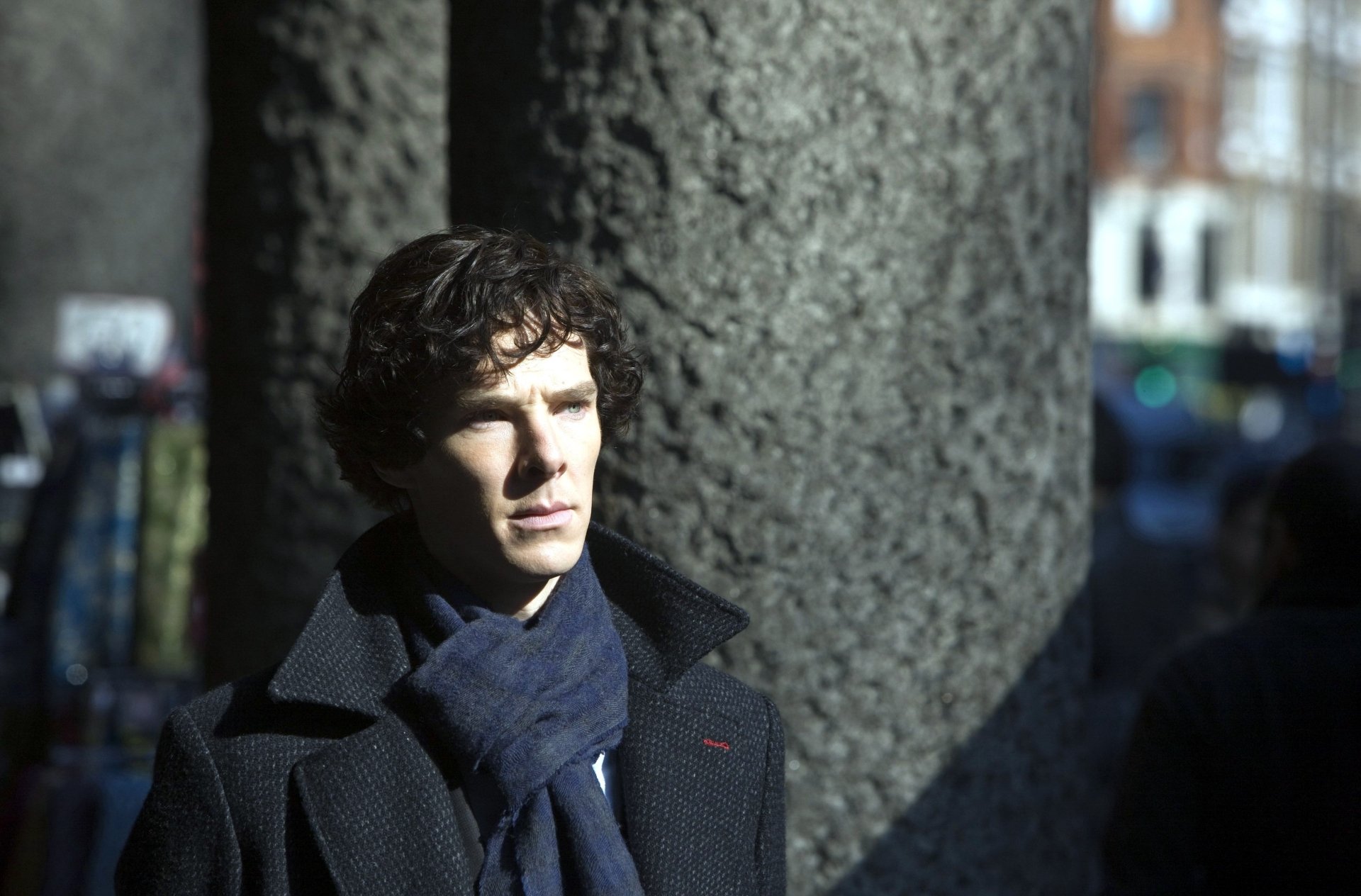 Download Benedict Cumberbatch Sherlock Holmes TV Show Sherlock (TV Series) HD Wallpaper
