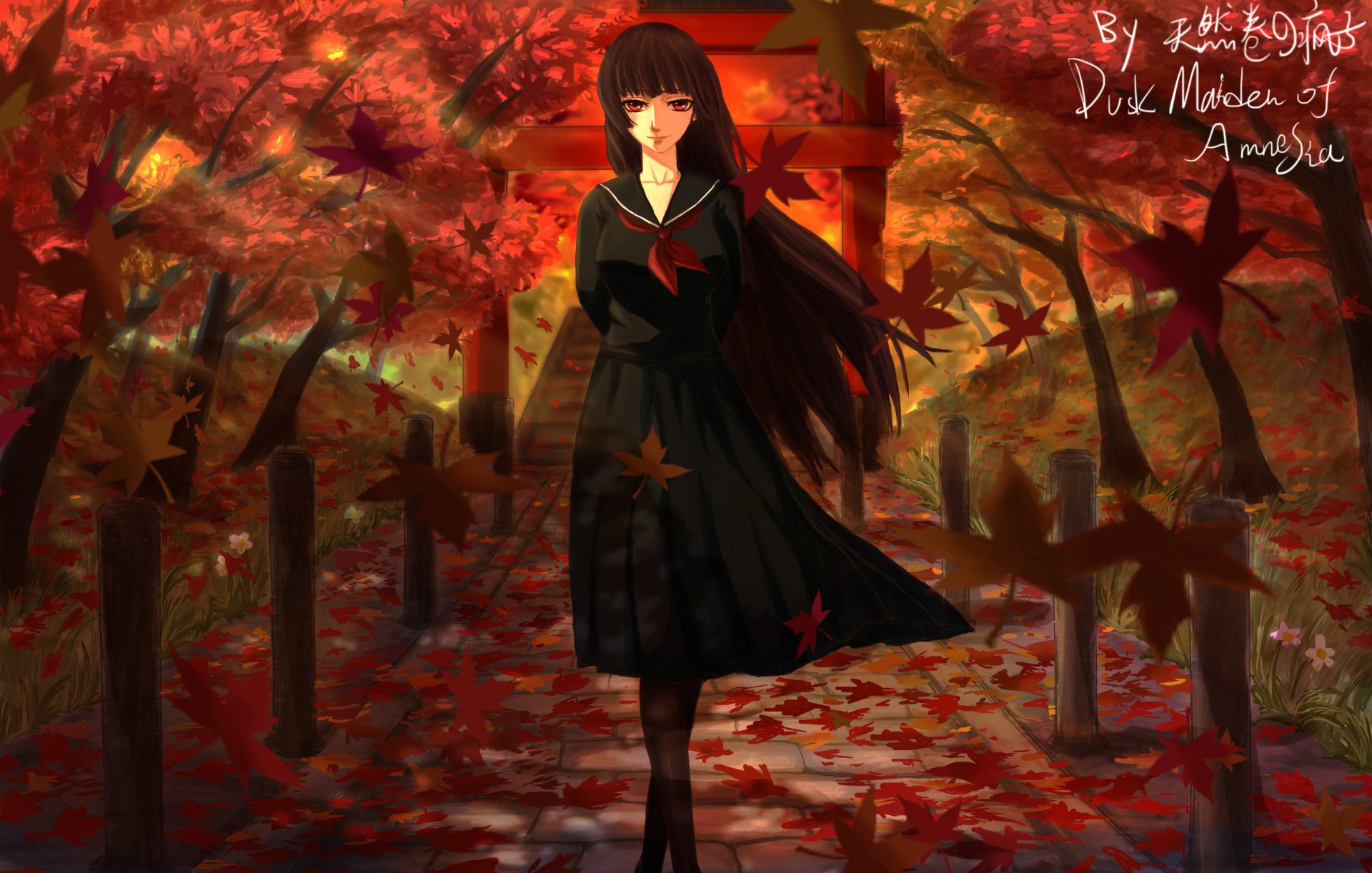 Download Yuuko Kanoe Anime Tasogare Otome X Amnesia HD Wallpaper by 天然卷の疯子