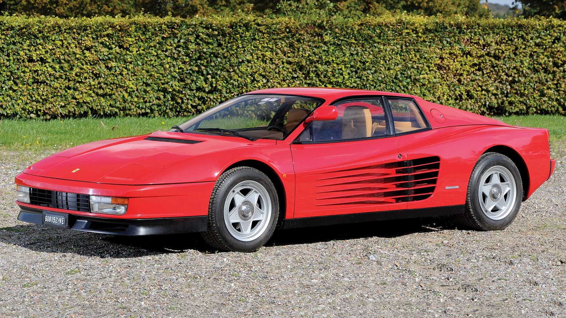 Download Car Old Car Coupé Vehicle Ferrari Testarossa HD Wallpaper