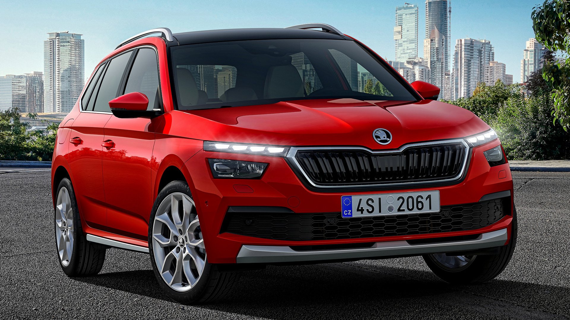 Download Car Suv Crossover Car Subcompact Car Vehicle Škoda Kamiq Hd 