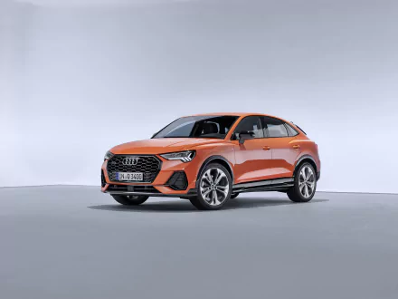 orange car SUV car Audi vehicle Audi Q3 HD Desktop Wallpaper | Background Image