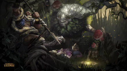 Ivern (League of Legends) video game League Of Legends HD Desktop Wallpaper | Background Image